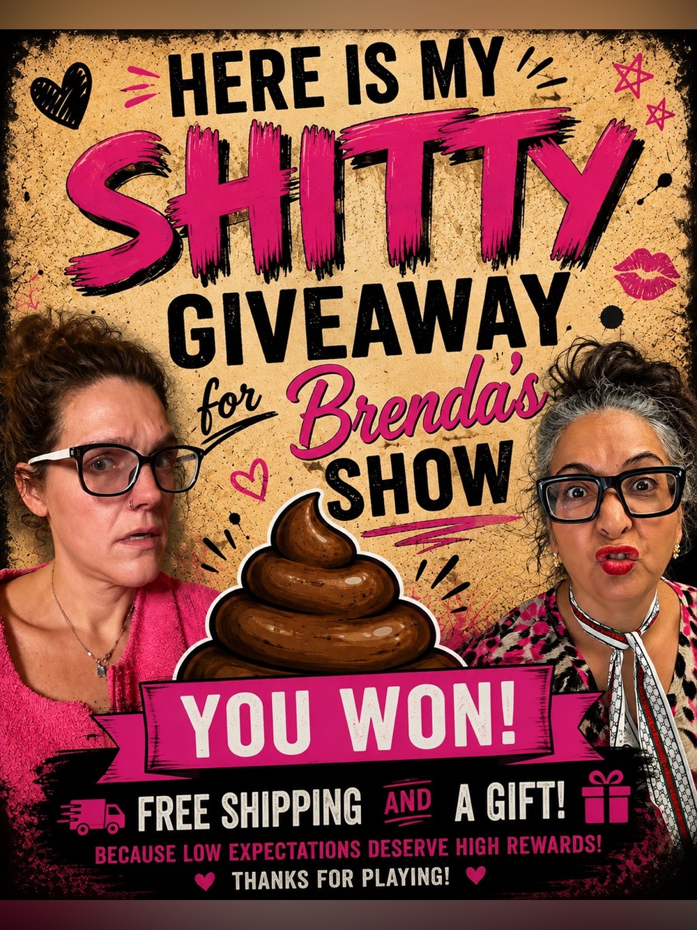 Live show: Because low expectations deserve high rewards giveaway